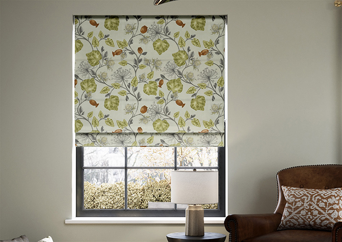 Parchment, Fern - Twist&Fit Roman Blind - Image 3